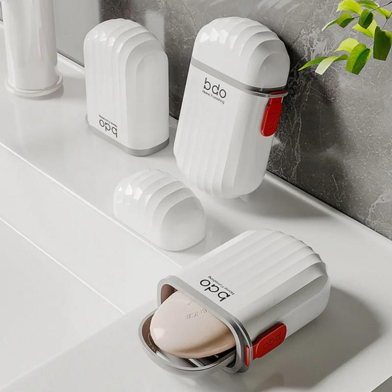 Soap Making Box - Portasapone da Viaggio con Scarico Acqua,
