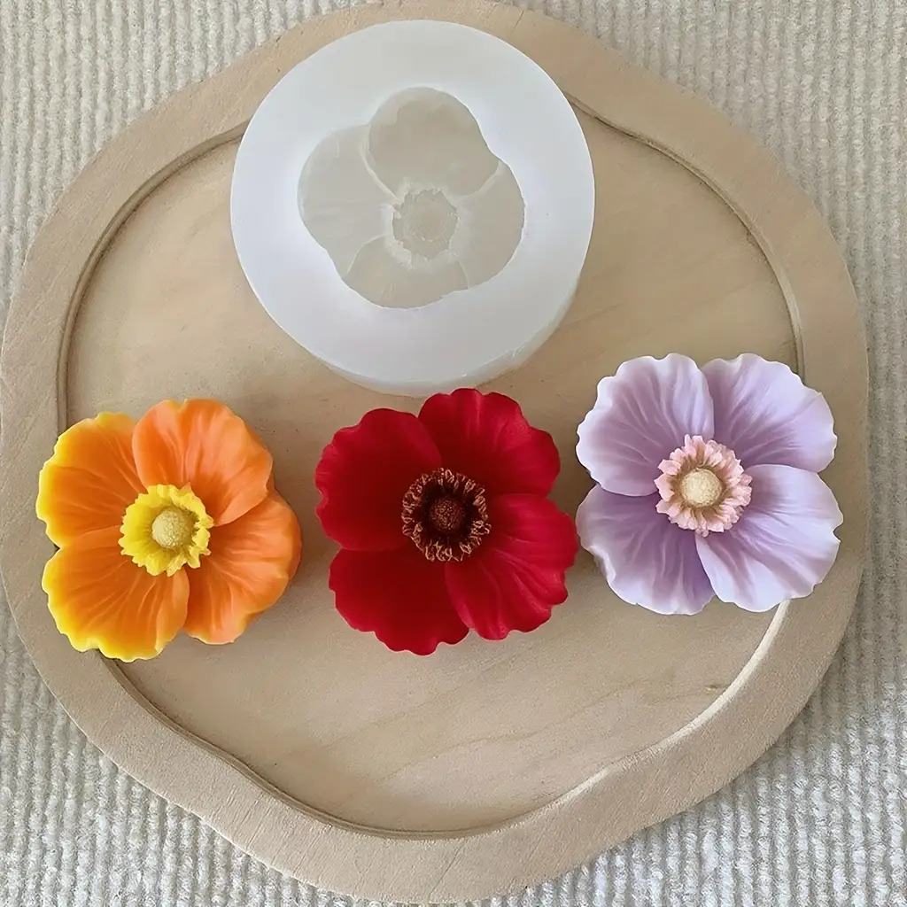 Soap Making Guide For Beginners - Stampo in silicone per candele a