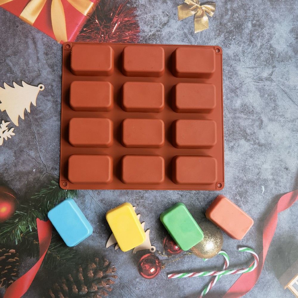 12 cavità quadrato Silicone sa - Soap Making Guide For Beginners recensione e prezzo