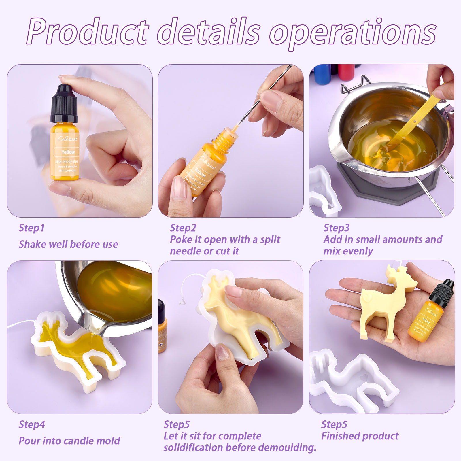 Kit di coloranti per candele S - Soap Making Diy Kit recensione e prezzo